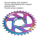 BDSNAIL Mountain Bike Single Disk GXP Direct-Shaped Integrated Disk Positive And Negative Tooth Disc, Colour: 38T (Black)