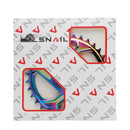 BDSNAIL Mountain Bike Single Disk GXP Direct-Shaped Integrated Disk Positive And Negative Tooth Disc, Colour: 36T (Dazzling Color)