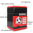 Password Safe Deposit Box Children Automatic Savings ATM Machine Toy, Colour: White Pink