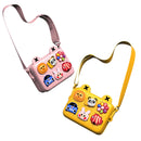 Small Camera Case Box Shoulder Messenger Satchel Bag for Children Cartoon Camera(Pink )