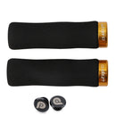 Litepro Single Locking Sponge Set Bicycle Mountain Bike Set, Colour: Black Handle Cover+Golden Ring
