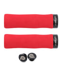 Litepro Single Locking Sponge Set Bicycle Mountain Bike Set, Colour: Red Handle Cover+Black Ring