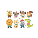 30 PCS Cartoon Animal ChildrenTemporary Tattoo Sticker(WK-042)