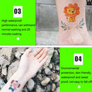 30 PCS Cartoon Animal ChildrenTemporary Tattoo Sticker(WK-043)