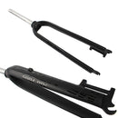 MEROCA Ultra-Light Hard Concatenation M6 Disc Brake Mountain Bike Front Fork A Column(Black + Reflective Sign)