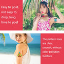 3 Sets Beach Fruit Flower Arm Tattoo Sticker Kids Cartoon Face Sticker(20 PCS / Set)
