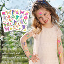 10 PCS Children Water Transfer Fresh Butterfly Bronzing Tattoo Stickers Cartoon Cute Metal Tattoo Stickers(WE-037)