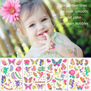 10 PCS Children Water Transfer Fresh Butterfly Bronzing Tattoo Stickers Cartoon Cute Metal Tattoo Stickers(WE-037)