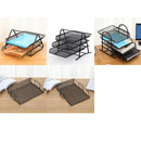 Net-Shaped File Rack Data Storage Frame Storage Rack Metal File Management Rack,Style: Vertical Single Layer