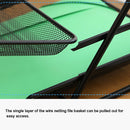 Net-Shaped File Rack Data Storage Frame Storage Rack Metal File Management Rack,Style: Vertical Single Layer