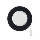 3 PCS KSK-SS02 Magsafe Storage Base Magnetic Charger Case Cable Winder(Black)