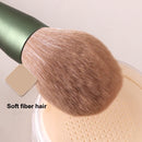 WC-QL10 10 In One Makeup Brush Set Wooden Handle Concealer Brush Foundation Brush Eye Shadow Brush,Specification: Only Makeup Brush