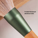 WC-QL10 10 In One Makeup Brush Set Wooden Handle Concealer Brush Foundation Brush Eye Shadow Brush,Specification: Makeup Brush + Bag