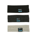 Bluetooth Headset Sports Headband Outdoor Running Yoga Sweat-Absorbent Headscarf, Colour: Gray