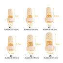 4 PCS Finger Splint Brace Adjustable Finger Support Protector For Fingers Arthritis Joint Finger Injury, Specification: No. 3: 52-55mm(Complexion)
