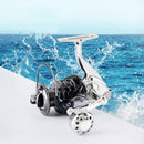 13-Axis Anti-Seawater Fishing Wheel Full Metal Spinning Wheel Iron Board Ship Fishing Wheel, Specification: 5000 Type