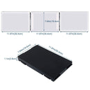 Three-Sided Mirror With LED Light Retractable Hanging Three-Fold Mirror With 10X Magnification Small Mirror(White)