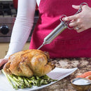 9 in 1 Stainless Steel Seasoning Turkey Syringe Kitchen Seasoning Syringe