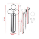 10 in 1 Stainless Steel Seasoning Turkey Syringe Kitchen Seasoning Syringe