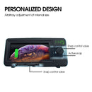 N57 Retro TV Shape Bluetooth Speaker Wireless Charger Mobile Phone Holder with Clock & Alarm Function Supports U-disk & TF Card(Black)