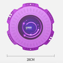 KINGZE Home Waist Twist Board Fitness Equipment Sports Abdomen Revolving Twisting Machine, Specification: Purple + Pull Rope