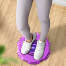 KINGZE Home Waist Twist Board Fitness Equipment Sports Abdomen Revolving Twisting Machine, Specification: Purple + Pull Rope