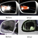 10 PCS Rainproof Anti-Fog And Anti-Reflective Film For Car Rearview Mirror Round 95mm(Transparent)