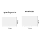 10 Sets Christmas Three-Dimensional Sticker Greeting Card Bronzing Message Blessing Greeting Card(5)