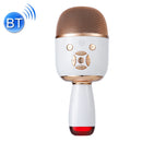 K58 Home Bluetooth Wireless Microphone With Lamp Mobile Phone K Song Children Microphone Audio(White)