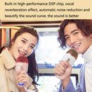 K58 Home Bluetooth Wireless Microphone With Lamp Mobile Phone K Song Children Microphone Audio(pink)