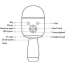 K58 Home Bluetooth Wireless Microphone With Lamp Mobile Phone K Song Children Microphone Audio(pink)