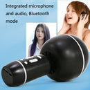 K8 Home Karaoke Microphone Bluetooth Wireless Handheld Microphone Speaker(Black)