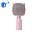 KG003 Children Microphone Wireless Bluetooth Singing Microphone Audio Family K Song Toy(Pink)