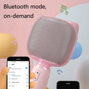 KG003 Children Microphone Wireless Bluetooth Singing Microphone Audio Family K Song Toy(Blue)