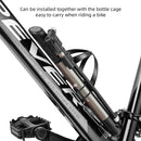 CYCLINGBOX BG-1046 120PSI With Table Aluminum Portable Small Air Cylinder High Pressure Inflatable Bicycle Pump(Black)