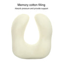 Magnetic Memory Foam U-shaped Pillow Suitable for Travel Solid Pillows(Blue)