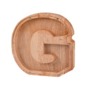 Wooden English Alphabet Piggy Bank Transparent Acrylic Piggy Bank(G)