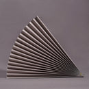 2 PCS 69x39cm Photo Props Hard Cardboard Folding Fan Photography Background Folded Paper(18 Pink Purple)