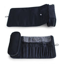 Cosmetic Bag Cosmetic Brush Storage Bag Multifunctional Folding Beauty Makeup Kit(Black)