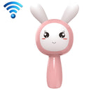 K57 Wireless Children Singing Microphone Sound Baby Puzzle Early Education Toy Story Machine(Pink)