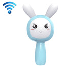 K57 Wireless Children Singing Microphone Sound Baby Puzzle Early Education Toy Story Machine(Blue)