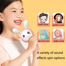 K57 Wireless Children Singing Microphone Sound Baby Puzzle Early Education Toy Story Machine(Blue)