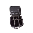 Waterproof Cosmetic Box With Partitions Cosmetic Bag Large-Capacity Rhombic PU Cosmetic Storage Box(Green)