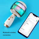 K56 Wireless Bluetooth Microphone Handheld Microphone Speaker(White)