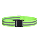 3 PCS Outdoor Adjustable Night Running And Cycling Reflective Waistband, Specification: 5cm Width(Green)