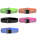 3 PCS Outdoor Adjustable Night Running And Cycling Reflective Waistband, Specification: 5cm Width(Blue)