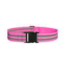 3 PCS Outdoor Adjustable Night Running And Cycling Reflective Waistband, Specification: 5cm Width(Pink)