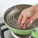 3 PCS Semi-Circular Stainless Steel Drain Rack Kitchen Steamed Vegetables Rack, Size: Large 30cm