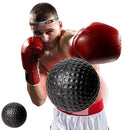 COLORFIT J2007 Adult Head-Mounted Boxing Speed Ball Sanda Training Fitness Reaction Ball, Specification: Upgrade Silicone Belt(Black Ball)