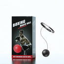 COLORFIT J2007 Adult Head-Mounted Boxing Speed Ball Sanda Training Fitness Reaction Ball, Specification: Upgrade Silicone Belt(Black Ball)